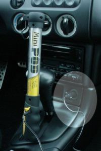 You can recharge the MiniPOD in either its 12 volt car charger or its 110 vold wall charger!